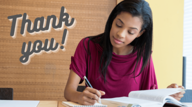 personal thank you note